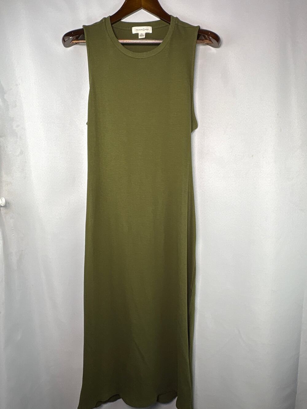 Women’s Treasure & Bond XL Ribbed Bodycon Midi Dress